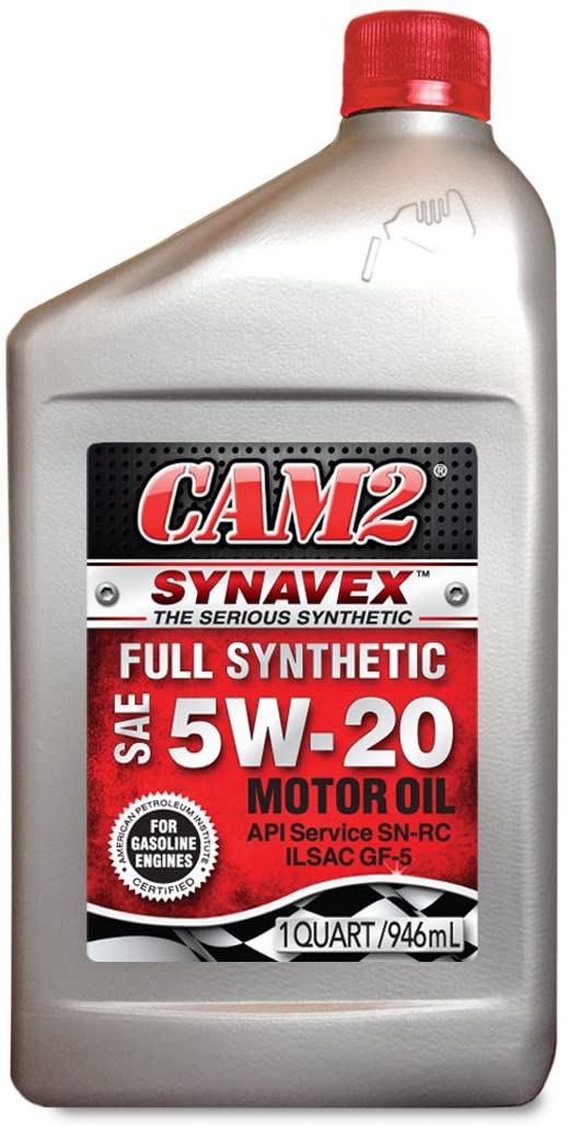 CAM2 80565-39506-6PK Synavex 5W-20 Motor Oil - 1 Quart, (Pack of 6)