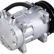 AC Compressor & A/C Clutch For Mack International & Freightliner Replaces Sanden SD7H15HD 12v 4664 4639 8104 4647 4654 - BuyAutoParts 60-02160NA NEW