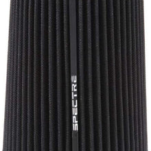 Spectre Performance SPE-9732 Universal Clamp-On Air Filter: Round Tapered; 3 in/3.5 in/4 in (102 mm/89 mm/76 mm) Flange ID; 8.75 in (222 mm) Height; 6 in (152 mm) Base; 4.75 in (121 mm) Top