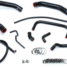 HPS Reinforced Black Reinforced Silicone Radiator + Heater Hose Kit for 04-11 Ford Ranger 4.0L V6