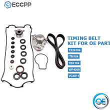Timing Belt Water Pump Valve Cover Gasket Kit, ECCPP for 1996-2001 Acura Integra RS GS LS Honda CR-V 1.8L 2.0L DOHC B18B1 B20B4 B20Z2