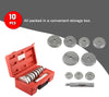 A ABIGAIL Bearing Race and Seal Bush Driver 9 Discs Collar Axle Housing Set Master/Universal Aluminum Kit for Automotive Wheel Bearings