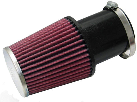 K&N Universal Clamp-On Air Filter: High Performance, Premium, Replacement Filter: Flange Diameter: 2.375 In, Filter Height: 4.96875 In, Flange Length: 3.543 In, Shape: Round Tapered, RC-8140