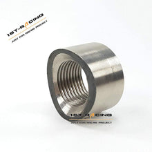 Ispeedytech Pre-Curved Notched O2 Oxygen Sensor Weld Bung Nut M18x1.5 18MM Thread Size SS304