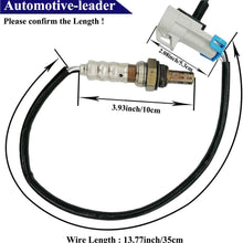 Automotive-leader 4Pcs 234-4668 Upstream Downstream Oxygen Sensor 1 Sensor 2 for Chevrolet Silverado 1500/2500 Tahoe Buick Cadillac Isuzu Pontiac Saturn GMC Sierra Yukon Replace#15284/21546/SG1857