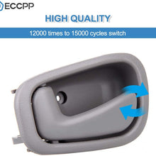 ECCPP Door Handles Interior Inside Inner Front Rear Passenger Driver Side for 1998 1999 2000 2001 2002 Toyota Corolla Gray(4pcs)