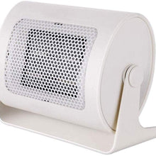 Zyyqt Small Desktop Heater, Mini Electric Heater Student Electric Heating Energy Saving 110 Degree Wide Angle Heating Area, Large Dormitory Office (Color : White)