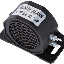 Vehicle Horn - 12-80V 105 DB Universal Electric Car Horn Backup Beeper Warning Alarm Car Truck Vehicle Horn Heavy Equipment