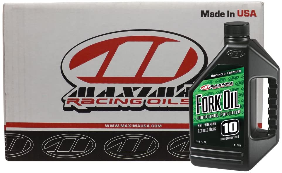 Maxima 55901 10WT Standard Hydraulic Fork Oil - 1 Liter Bottle