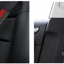 uxcell 2pcs Universal Car Detachable Fastener Red Black Seat Belt Strap Shoulder Pad