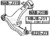 FEBEST NAB-J31B Control Arm Bushing