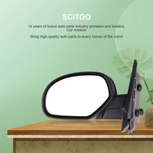 Scitoo Towing Mirrors fit for Chevy for GMC Pair Automotive Exterior Mirrors fit 2007-2013 for Chevy Silverado for GMC Sierra (07 fit new body) with Power Controlling and Heated Features