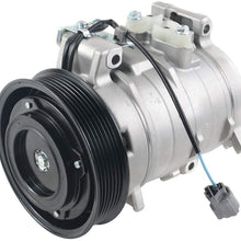 CO 28003C AC Compressor with Clutch for 2003 2004 2005 2006 2007 Honda Accord L4 2.4L 38810-RAA-A01 38810RAAA01 GELUOXI