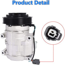 labwork AC Compressor & A/C Clutch CO 10736C Replacement for Acura MDX 3.5L 2003-2006 Honda Odyssey Pilot Ridgeline 3.5L 2005-2008
