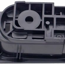 Dorman 93864 Front Driver Side Interior Door Handle for Select Mazda Models, Black and Chrome