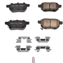 Power Stop 17-1354, Z17 Rear Ceramic Brake Pads with Hardware