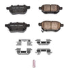 Power Stop 17-1354, Z17 Rear Ceramic Brake Pads with Hardware