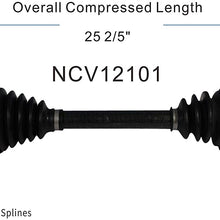 GSP NCV12101 CV Axle Shaft Assembly for Select Chrysler 200, Cirrus, Sebring; Dodge Avenger, Journey - Front Left (Driver Side)