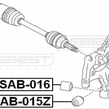 FEBEST SAB-015Z Rear Arm Bushing Assembly