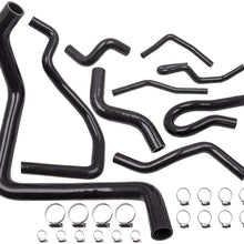 maXpeedingrods 9pcs For HONDA CIVIC EK EG EX 92-00 SOHC D15 D16 Silicone Coolant Hose Pipe Kit