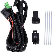 H11 Fog Light Wiring Harness Sockets Wire LED indicators Switch Compatible with Toyota/Ford/Honda/Nissan/Acura/Subaru/Honda