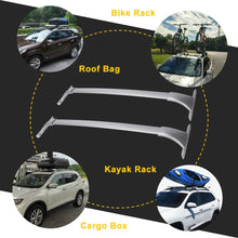 LEDKINGDOMUS Cross Bars Roof Racks Compatible for 2014-2019 Nissan Rogue, Aluminum Cargo Carrier Rooftop Bag Luggage Crossbars Carrying Canoe Kayak Bike