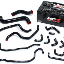 HPS 57-1516-BLK Black Silicone Radiator + Heater Hose