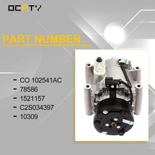 OCPTY Air Conditioner Compressor Compatible for Lincoln LS Jaguar S-Type X-Type CO 102541AC