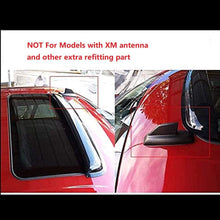 vivnsyauto 43in. Universal Thickness Dark Smoke Tint Top Sun Moon Roof Rain w/Snow Guard Window Moonroof Sunroof Wind Deflector (Please Measure Sunroof Size Before Purchase)