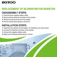 Blower Motor Resistor Switch Air Conditioning Heater Fan HVAC SCITOO Regulator fit for 2002-2003,2005 Chevrolet Avalanche 1500/2002,2005 Chevrolet Avalanche 2500