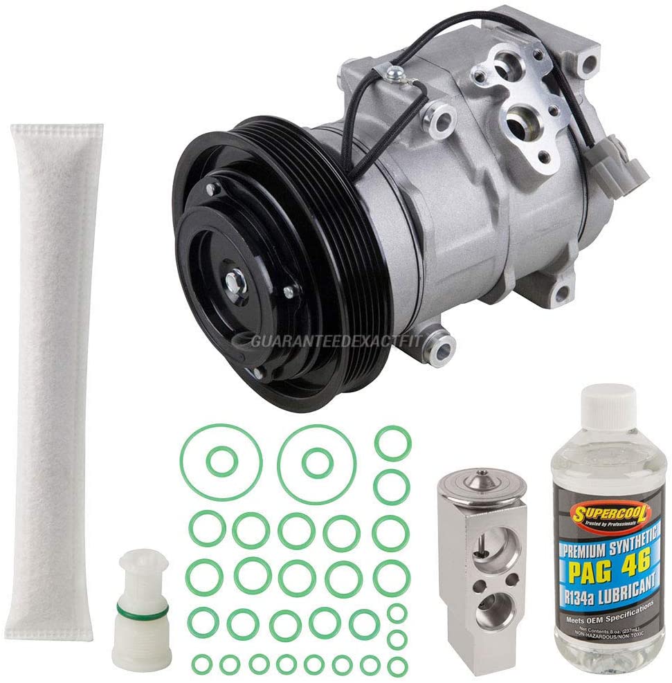 For Honda Ridgeline 2007 2008 AC Compressor w/A/C Repair Kit - BuyAutoParts 60-80433RK New