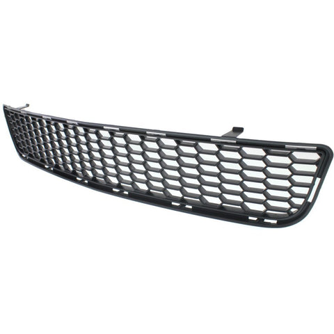 Bumper Grille compatible with 2011-2015 Chevrolet Cruze Center Gray Plastic