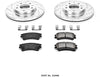 Power Stop K2448 Front Brake Kit with Drilled/Slotted Brake Rotors and Z23 Evolution Ceramic Brake Pads