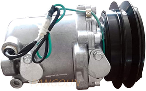 ST860303 1A 24V R134A Air Conditioning Compressor Assy for Komatsu PC300-6 Air Conditioner Compressor Excavator Spare Parts
