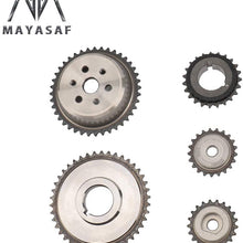 MAYASAF Engine Timing Chain Kit for 11-15 Buick LaCrosse/Regal/Verano, 06-10 Chevy Cobalt/10-15 Equinox/06-11 HHR/08-13 Malibu, Pontiac G5/G6, GMC SAAB Saturn ION/Aura/Vue/Sky