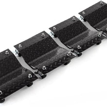 Parts-Diyer 4 X 3 Tire Wheel Dollies Dolly Vehicle Car Auto Repair Moving Diamond Black 4 PCS/Set