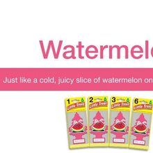 LITTLE TREES Car Air Freshener | Hanging Paper Tree for Home or Car | Watermelon | 12 Pack