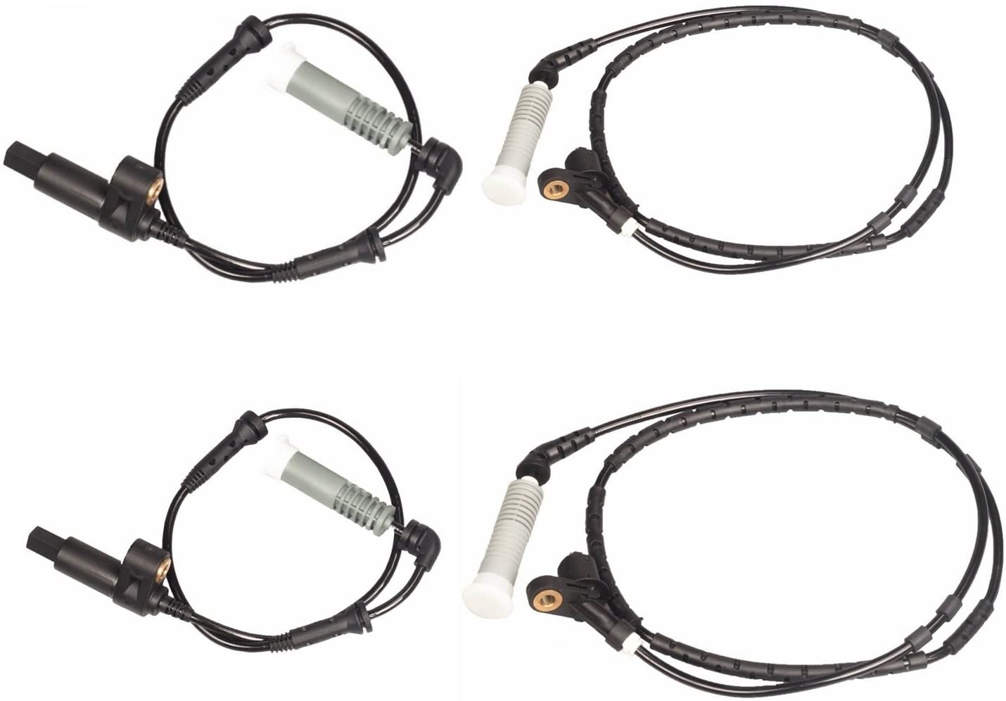 MOSTPLUS Front & Rear ABS Wheel Speed Sensor Compatible for BMW 328i 328Ci 323i M3 (set of 4)