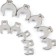 TEKTON 3/8 Inch Drive Crowfoot Wrench Set, 10-Piece (10-24 mm) | 2580