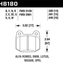 Hawk Performance HB180Z.560 Performance Ceramic Brake Pad