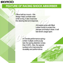 Coilover Struts Suspensions Shock Struts Kits Assembly SCITOO Full Set Shocks Struts Kits Fit for 2008 2009 2010 2011 2012 Honda Accord