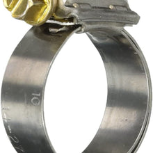10 Pack Breeze 9210 Aero-Seal Liner Clamps with Plated Screw Effective Diameter Range: 9/16" - 1-1/16" (14mm - 27mm)