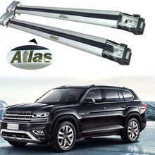 Lequer Cross Bars Crossbars Fits for VW 2018-2021 Atlas Teramont Baggage Carrier Luggage Roof Rack Rail Lockable Adjustable