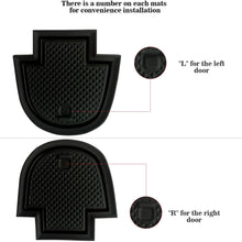 Auovo Anti-Dust Custom Fit Cup and Center Console Liner Accessories for Ford Fusion 2019 2020 2018 2017 Interior Door Compartment Liner Mats Inserts(Pack of 16) (Black,Upgrade)