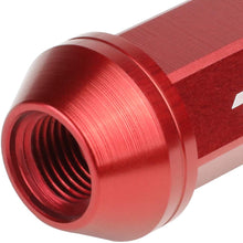 J2 Engineering LN-T7-005-125-BK 20Pcs M12 x 1.25 7075-T6 Aluminum 50mm Close-End Lug Nut w/Socket Adapter (Black)