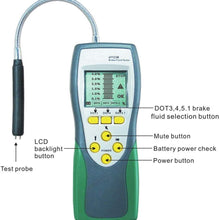 Automotive Brake Fluid Tester Oil Moisture Water Detection with 2.2" LCD for Auto DOT3 DOT4 DOT5 Brake Fluid Diagnostic Detector