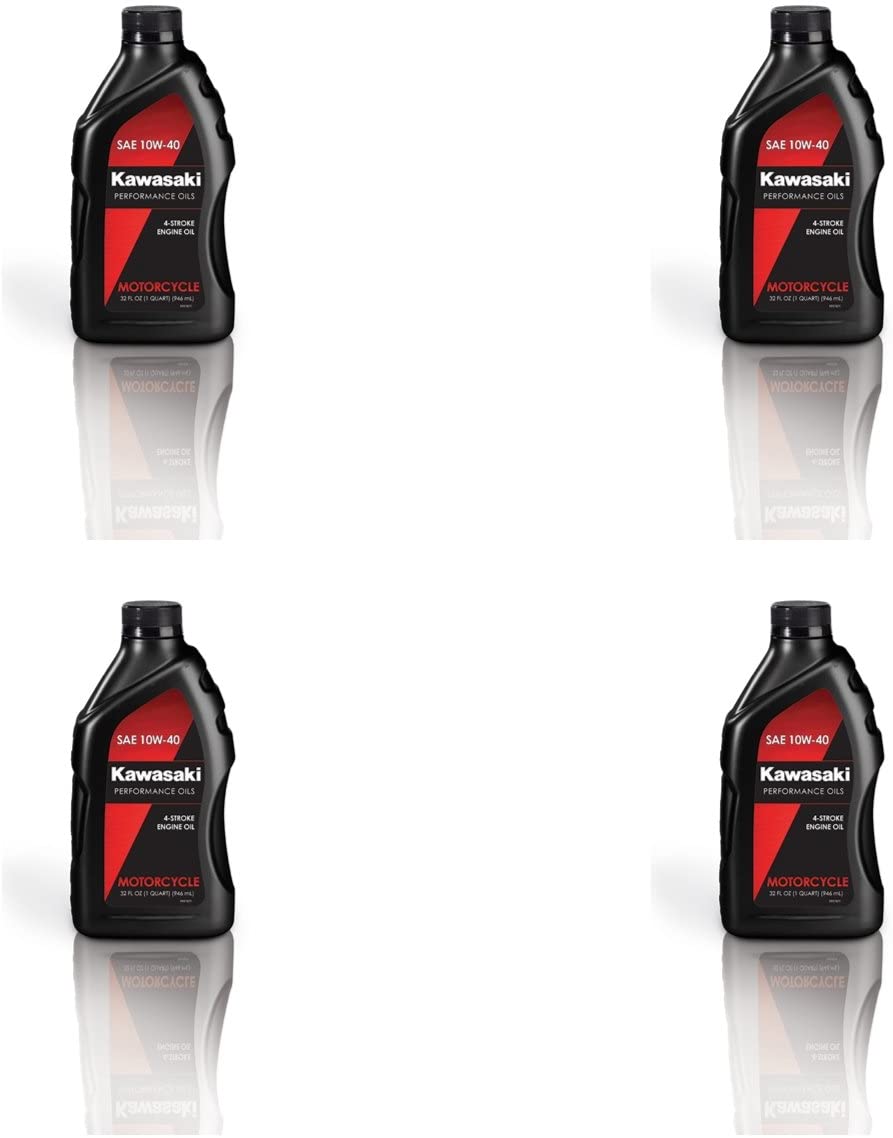 Kawasaki Performance 4-Stroke Engine Oil 10W-40 (4 Quarts) K61021-202A