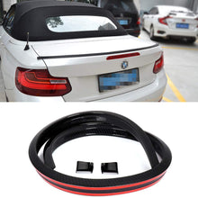 ROADFAR Automotive Exterior Accessories Universal Carbon Fiber Rear Spoiler Splitter Wing