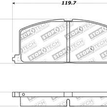 StopTech 309.02420 Street Performance Front Brake Pad
