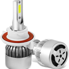 DNA Motoring HID-LED-LB-FAN-H13-HL Pair of LED Light Bulbs with Cooling Fan